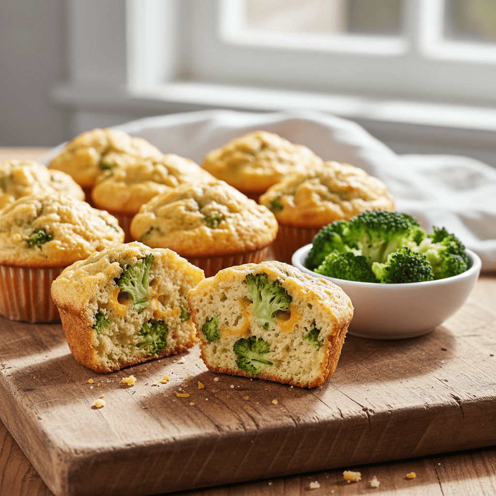 Little Broccoli Cheese Clouds